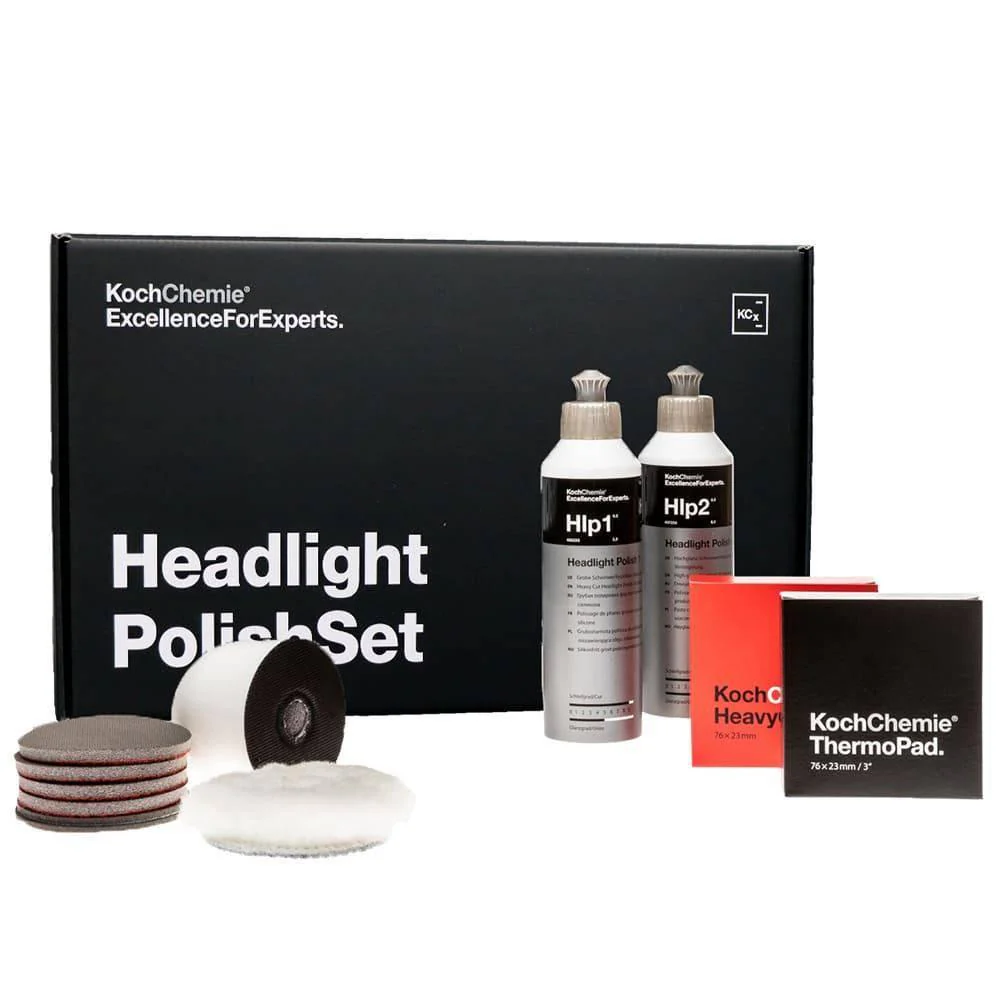 Koch Chemie - Headlight Polish Set - Scheinwerfer-Aufbereitungsset 1 Scheinwerfer-Aufbereitungsset