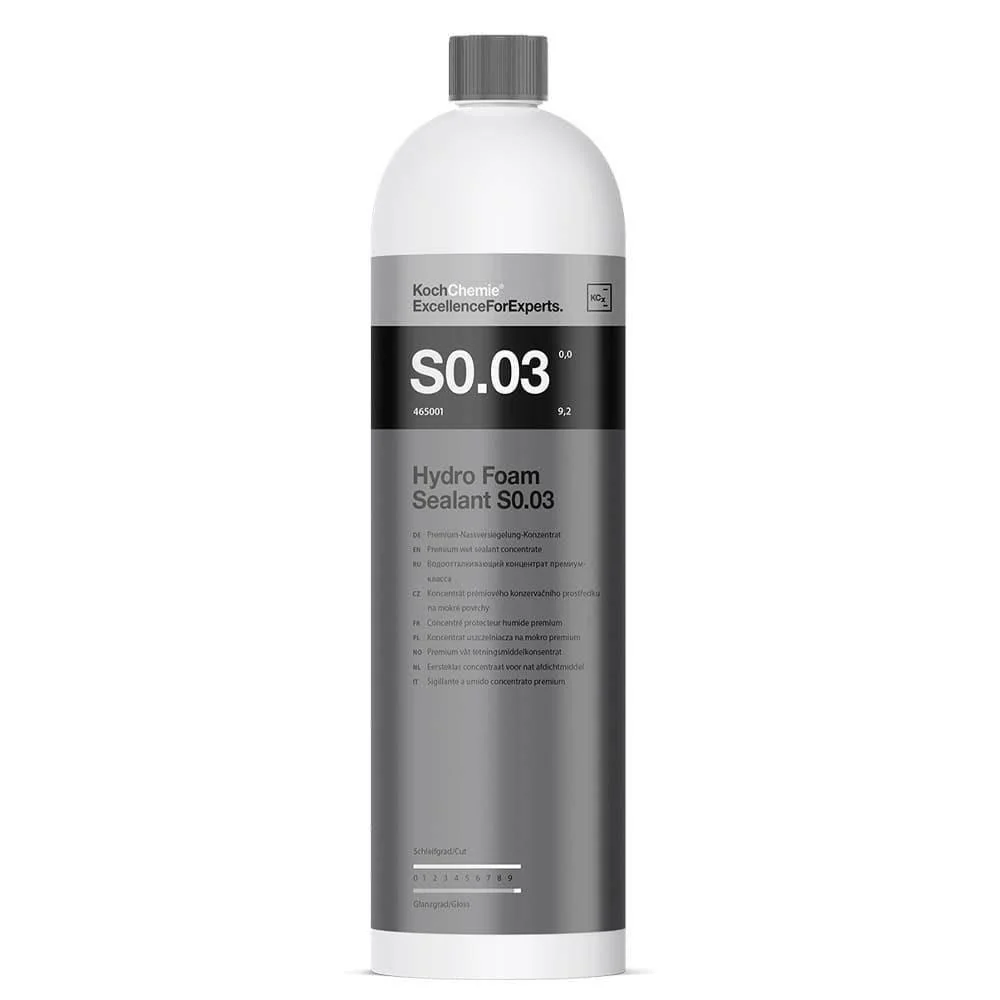 Koch Chemie - Hydro Foam Sealant S0.03 - Premium Nassversiegelung-Konzentrat - 1L 1 Nassversiegelung-Konzentrat
