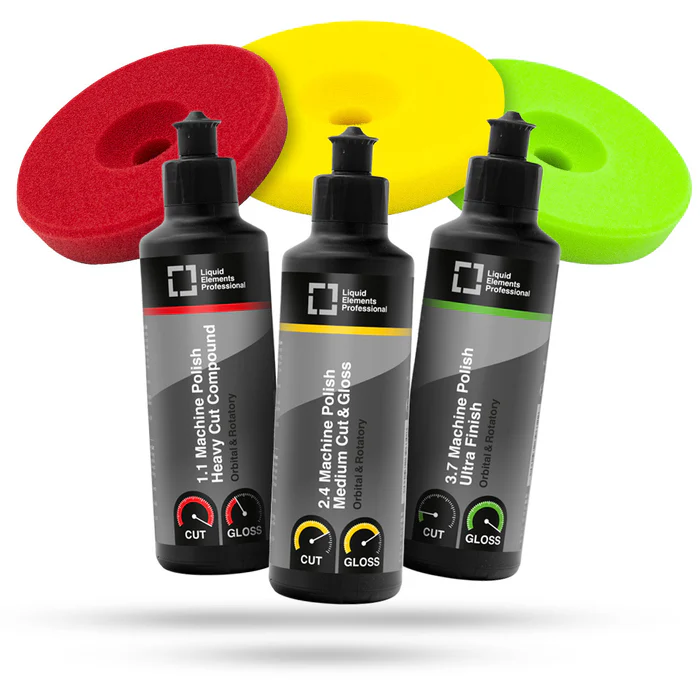 Liquid Elements - Politur - Set inkl. Polierpad Centriforce V2 3 Liquid Elements - Politur - Set inkl. Polierpad Centriforce V2