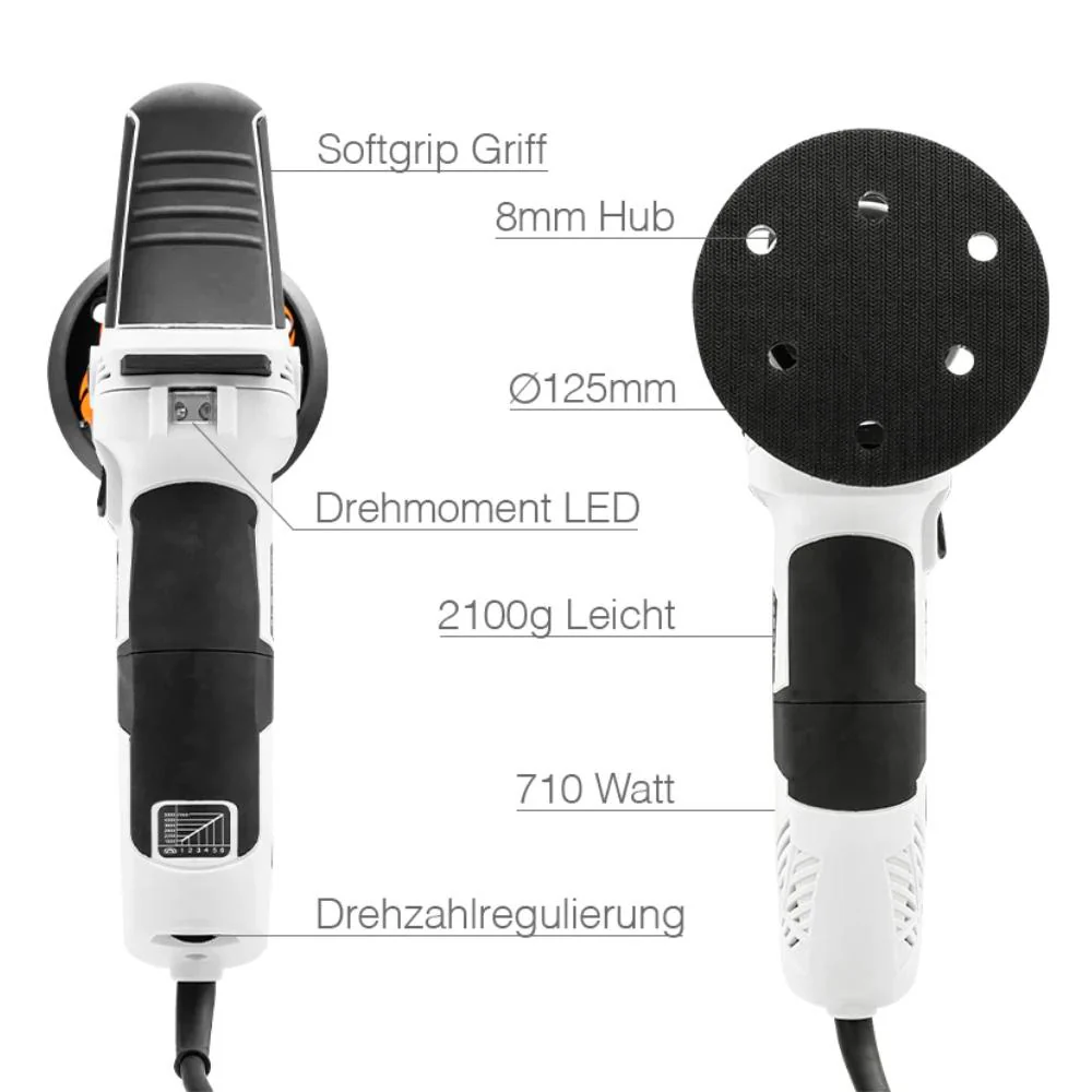 Liquid Elements - T2000 V4 - Exzenter Poliermaschine 8mm Hub
