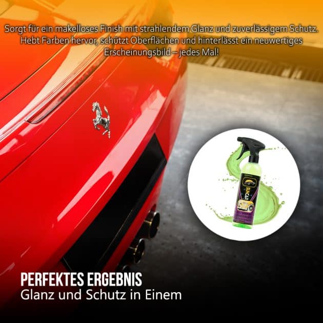Glanz & Schutz in einem Waschgang 2 SunCar Autoshampoo mit Wachs High Performance – 20L